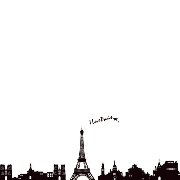 Eiffel Tower Pattern Fluorescent Self-adhesive Removable Wall Stickers for Home Decoration, Size: 70cm x 50cm