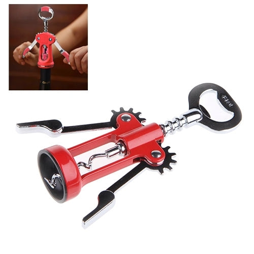 Stainless Steel Red Wine Corkscrew Bottle Opener