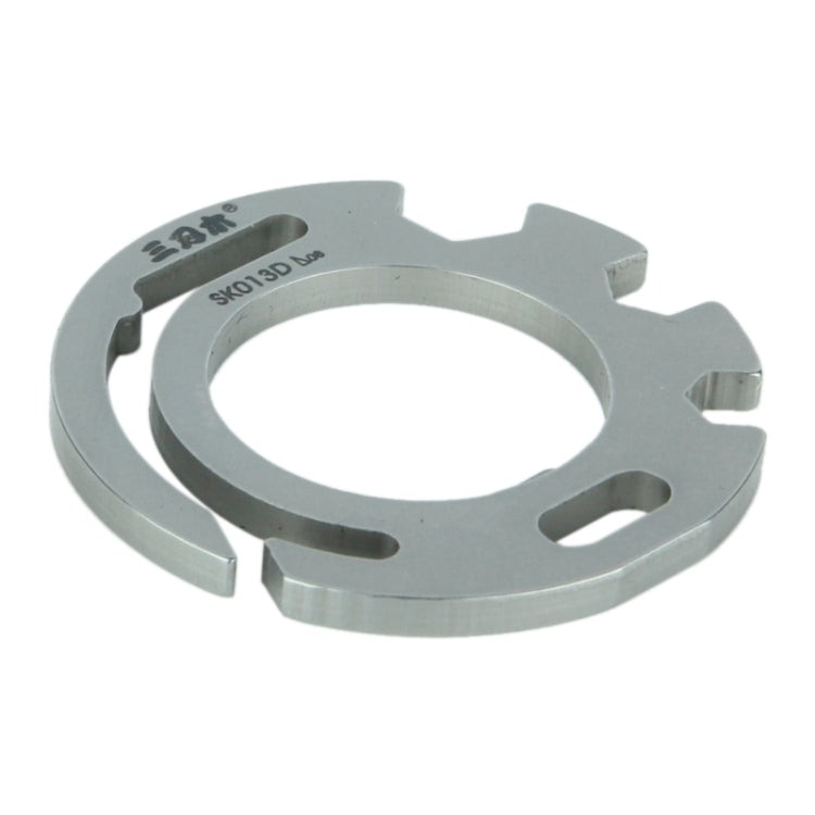 Multifunctional Round Shape Stainless Steel Key Chain with Bottle Opener