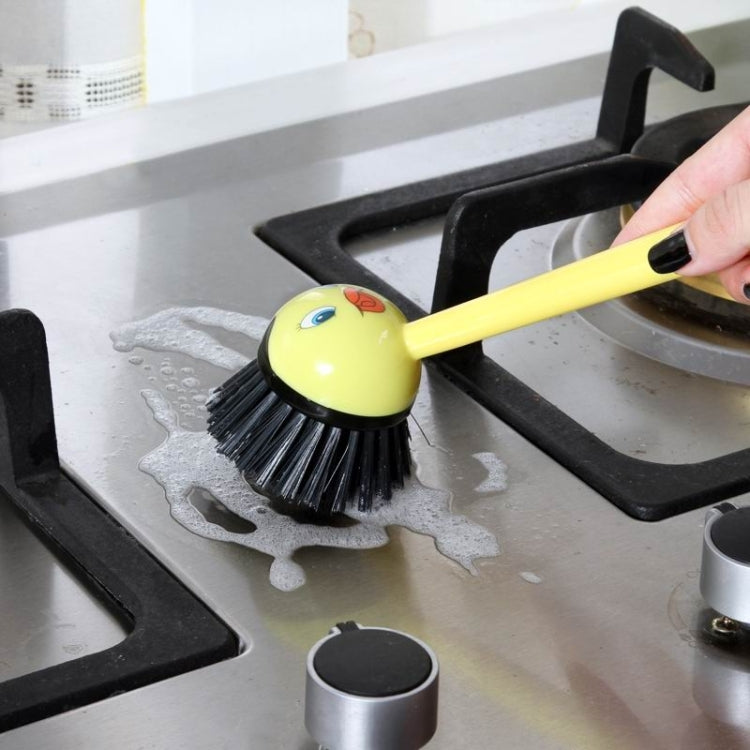 Cartoon Cleaning Brush Kitchen Cleaner with Strong Decontamination (Random Color Delivery)