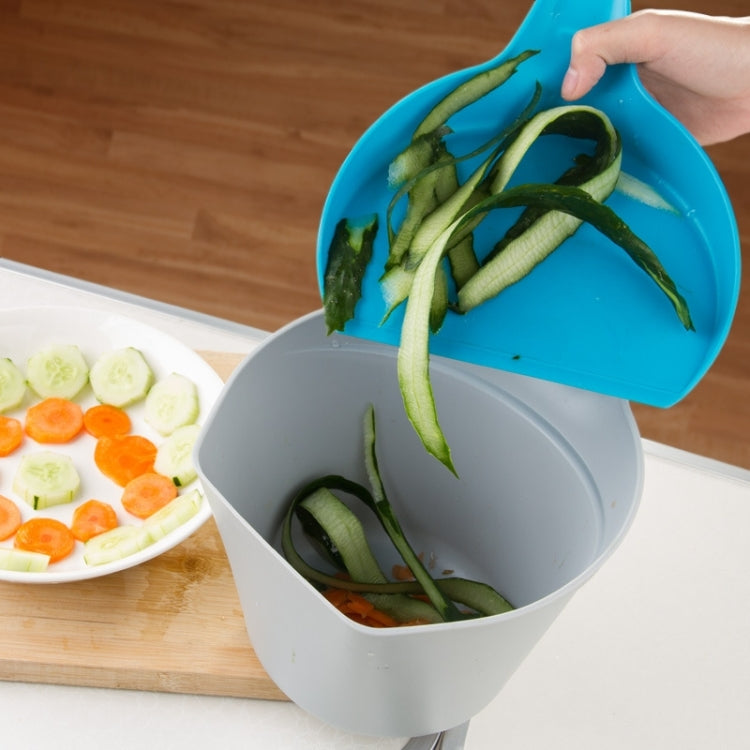 Multifunction Storage Barrel PP Fruit & Vegetable Organizer Sundries Bucket (Random Color Delivery)