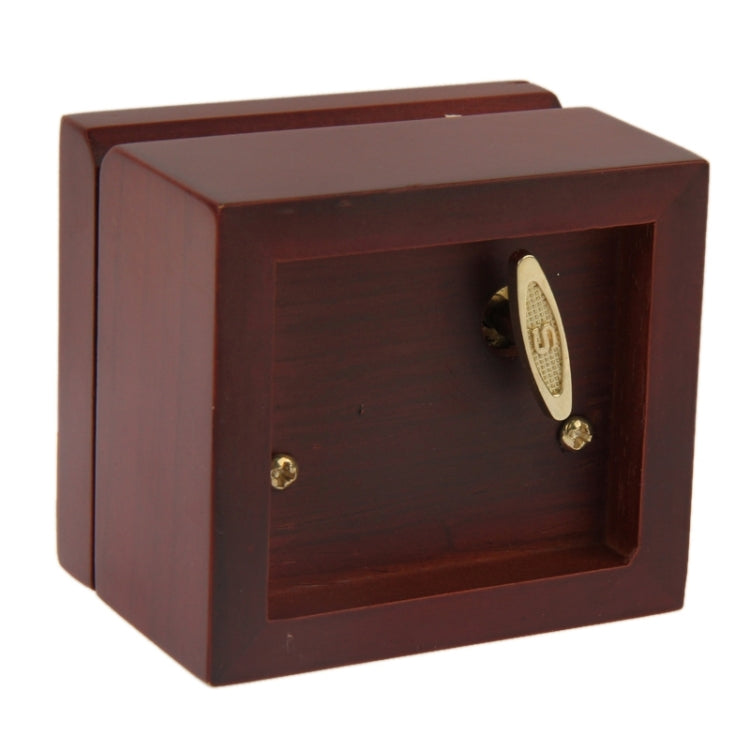 Red Wood Music Box for Toy Kids Birthday Party Favor Gift Children Kid Birthday Gift