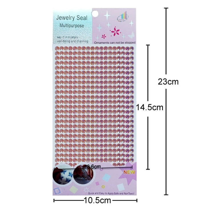 468pcs 5mm Glitter Crystal Diamond Decoration / Shining Rhinestone Sticker for DIY Ornament