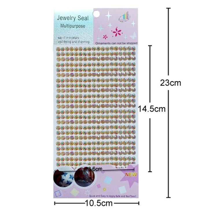 468pcs 5mm Glitter Crystal Diamond Decoration / Shining Rhinestone Sticker for DIY Ornament