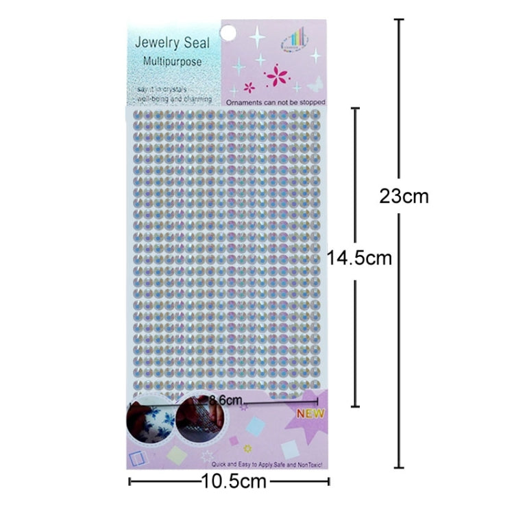 468pcs 5mm Glitter Crystal Diamond Decoration / Shining Rhinestone Sticker for DIY Ornament