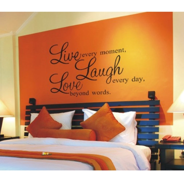 Wall Decor Large Phrase Removable Wall Stickers, Size: 100cm x 60cm