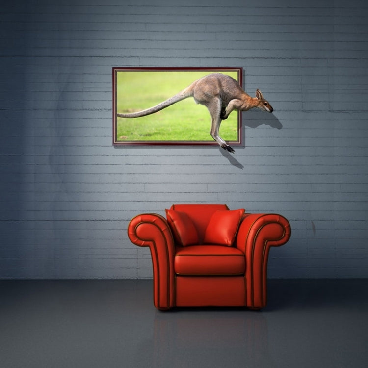 Wall Decor 3D Animal Removable Wall Stickers, Size: 96cm x 58cm