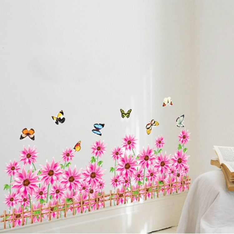 Home Decor Sunflower Removable Wall Stickers, DIY Free Combination, Size: 50cm x 70cm