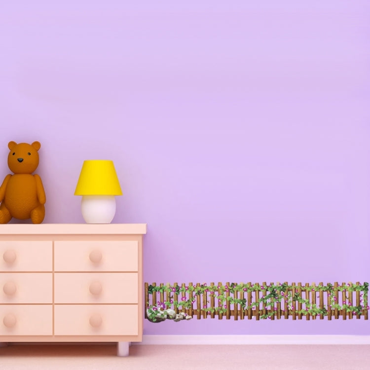 Home Decor Pastoral Style Fence Removable Wall Stickers, DIY Free Combination, Size: 50cm x 70cm