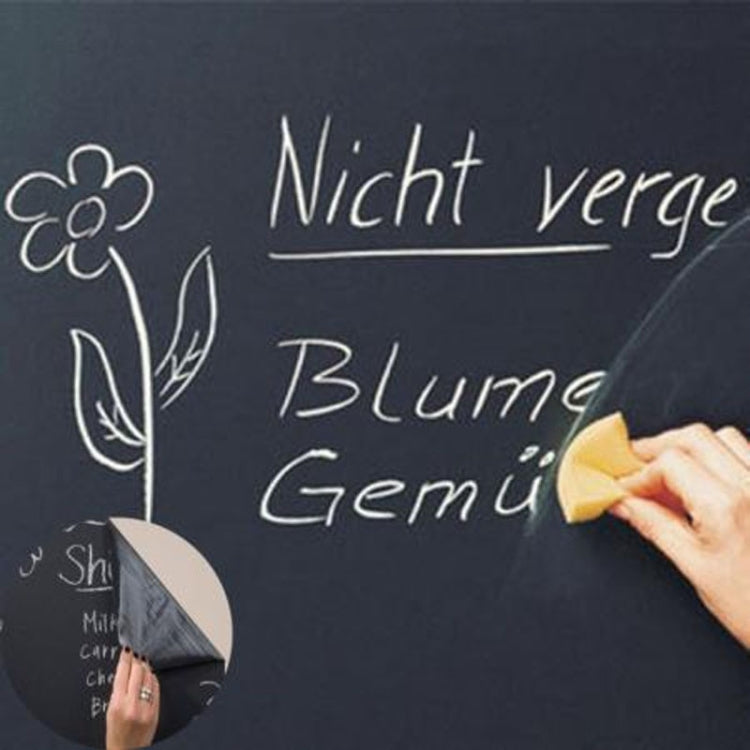 Wall Decor Simple blackboard Removable Stickers, DIY Free Combination, M Size: 60cm x 200cm