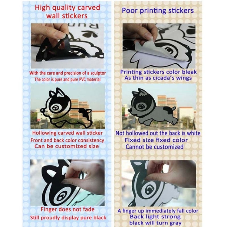 5 PCS Wall Decor Small Footprints Removable Stickers, DIY Free Combination, Size: 10cm x 10cm