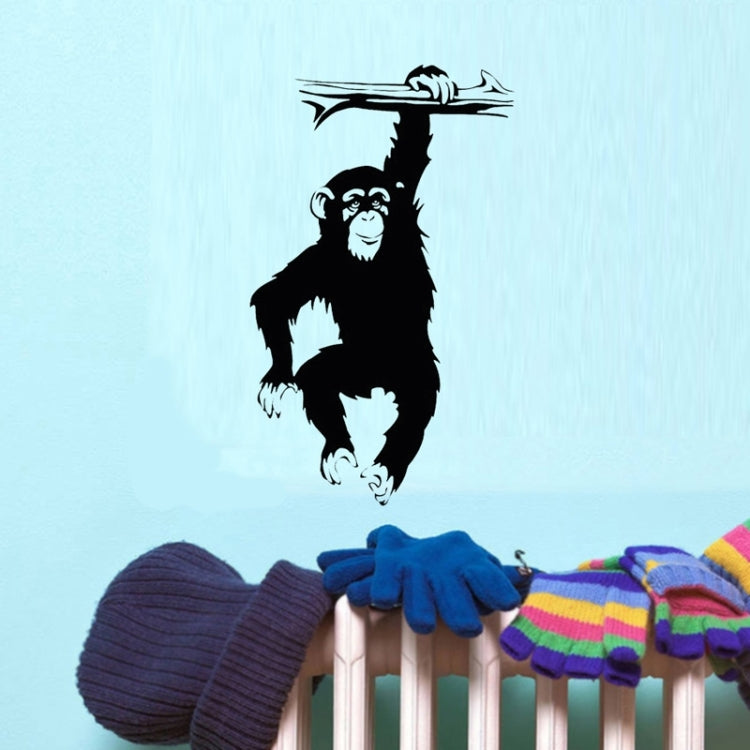 Home Decor Monkey Removable Wall Stickers Small, Size: 60cm x 38cm