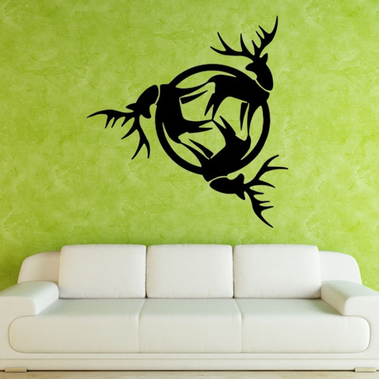 Home Decor The Art of Deer Removable Wall Stickers Large, Size: 90cm x 90cm