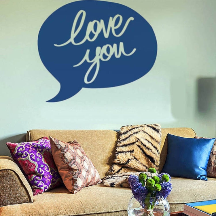 Home Decor Love You Removable Wall Stickers Large, Size: 60cm x 75cm