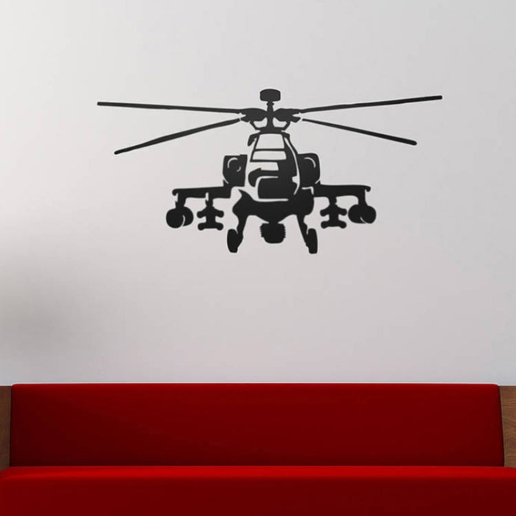 Home Decor Helicopter Removable Wall Stickers Large, Size: 40cm x 83cm