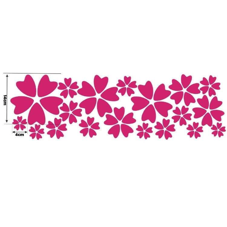 Wall Decor Flower Removable Wall Stickers, Free Combination, Random Color Delivery