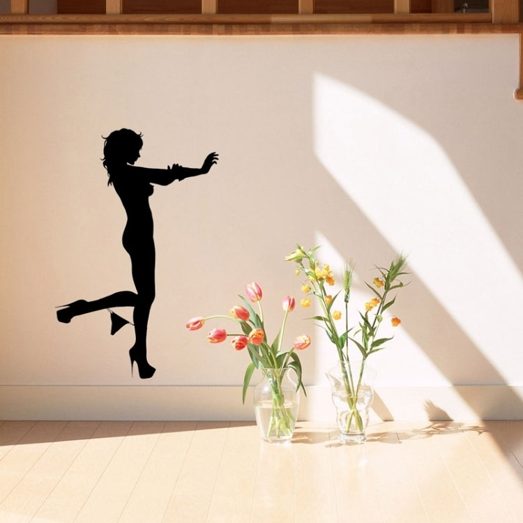 Wall Decor Sexy Outline Removable Wall Stickers, Size: 60cm x 40cm