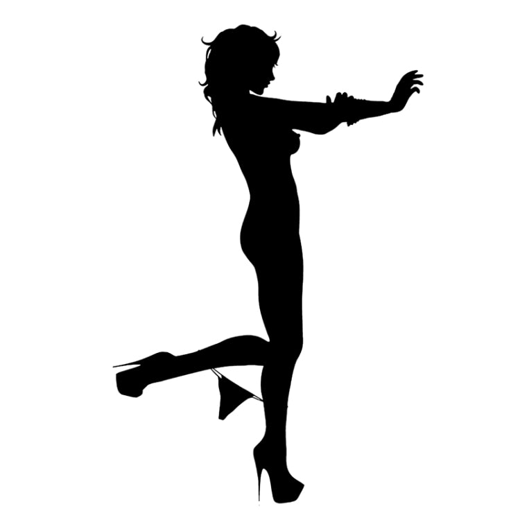 Wall Decor Sexy Outline Removable Wall Stickers, Size: 60cm x 40cm