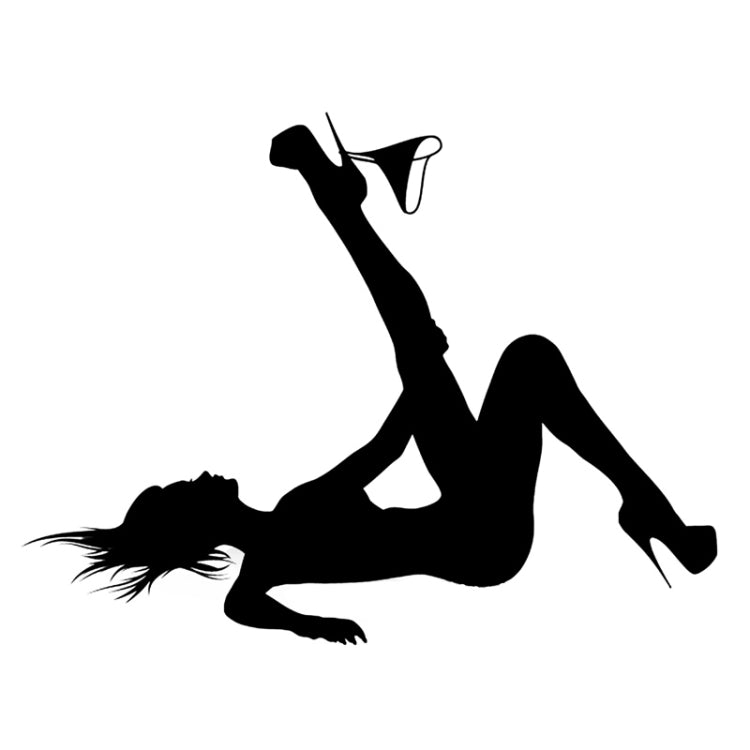 Wall Decor Sexy Outline Removable Wall Stickers, Size: 60cm x 70cm