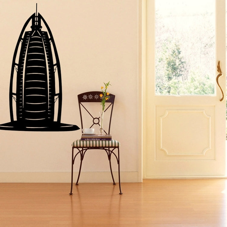 Wall Decor The Burj Al Arab Hotel in Dubai Removable Wall Stickers, Size: 60cm x 85cm