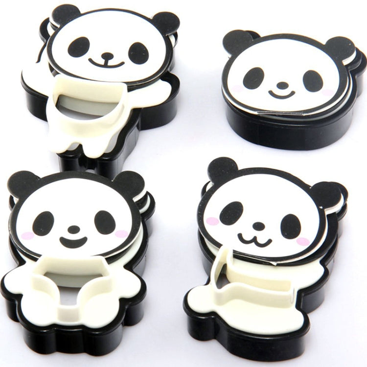 4 PCS Panda Cookie Mold Biscuit Mold