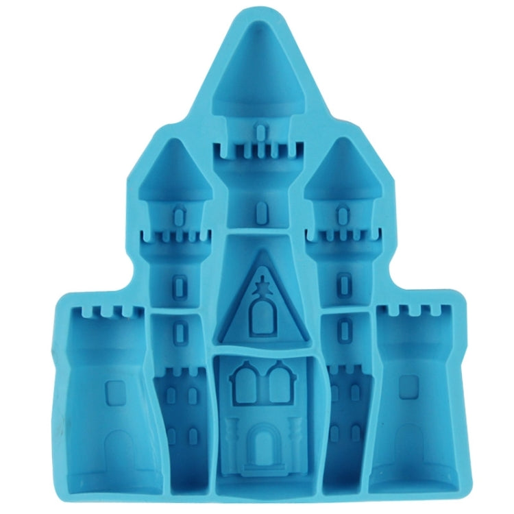 Palace Shape TPE Ice Cube Tray Castle Ice Mold (Random Color Delivery)