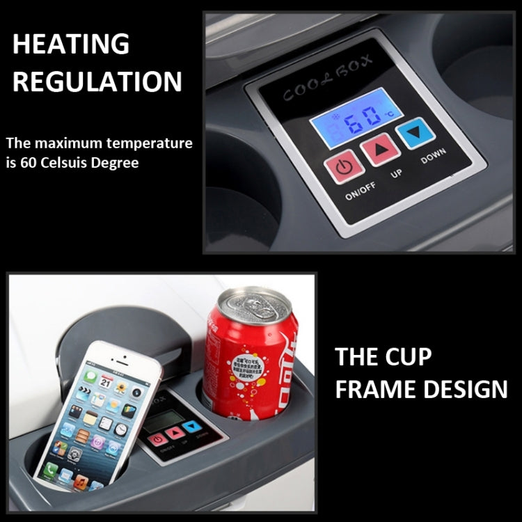 KM-20L 20L Double Refrigeration Car Electric Cooler / Warmer, 12V-24V for Car, 220V for Home