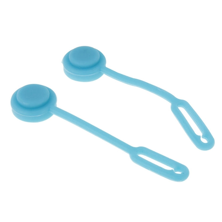 2 PCS Creative Button Magnet Silicone Hook, Random Color Delivery