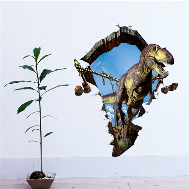 3D Home Decor Dinosaur Removable Wall Stickers, Size: 60cm x 90cm