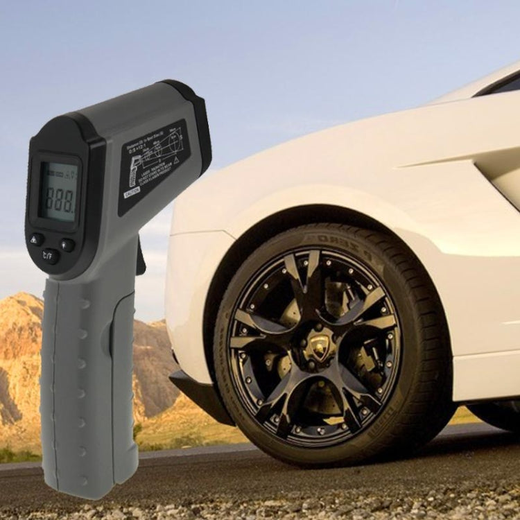 DT-8500 LCD Digital Infrared Thermometer, Temperature Range: -50-500 Celsius Degree(Grey)