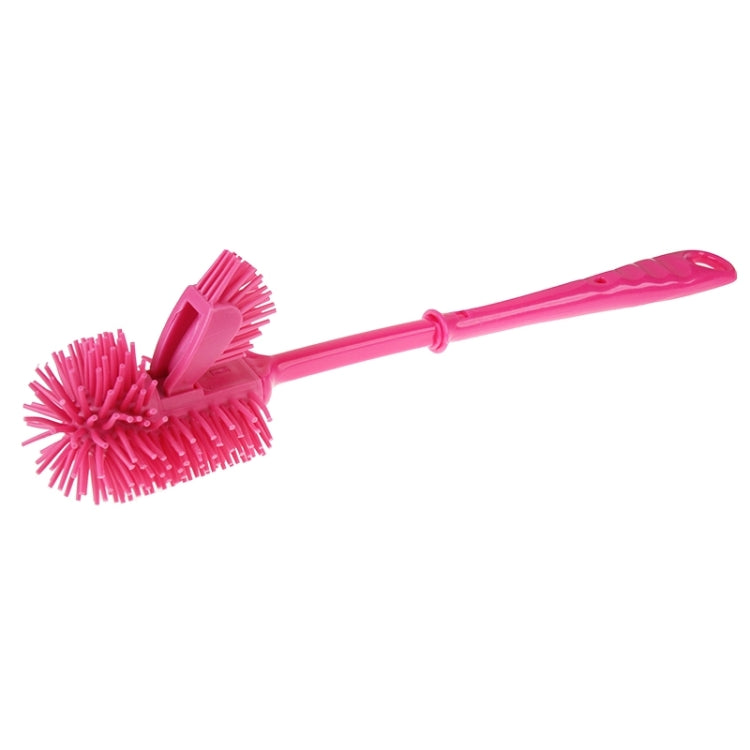 Multi-function Two Sides Brushes Plastic PP and TPR Toilet Brush with Holder