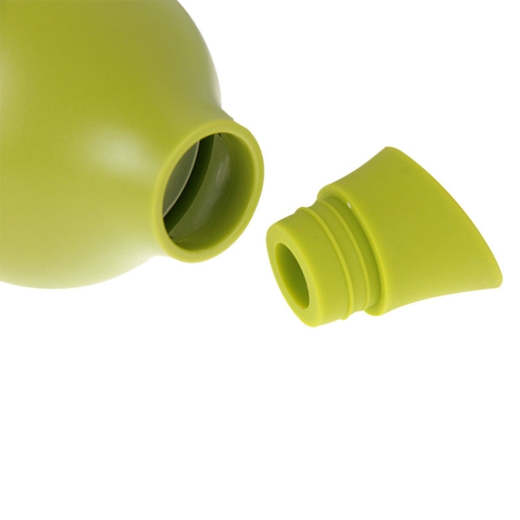 Creative Imitation Wine Bottle Glass Anti Scald Water Bottle with Filter Net(Green)