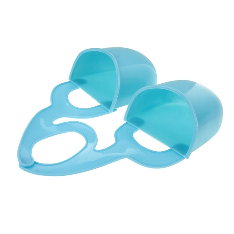 Ceative Double Bags Kitchen Sink Drain Basket Storage Shelf Bathroom Storage Hanging Baskets(Blue)