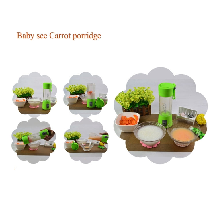 Creative Mini Convenient Portable Power Rechargeable Electric Stirring Juice Cup(Yellow)