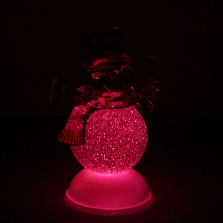 Christmas Decoration Snowman Colorful Flash LED Light