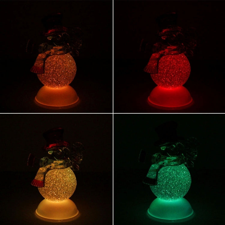 Christmas Decoration Snowman Colorful Flash LED Light