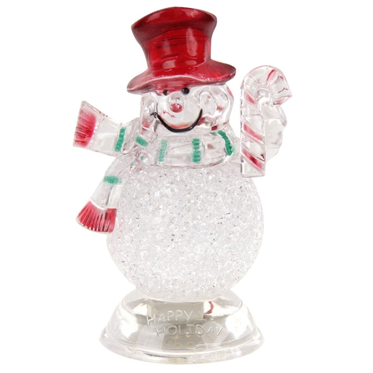 Christmas Decoration Small Snowman Colorful Flash LED Light