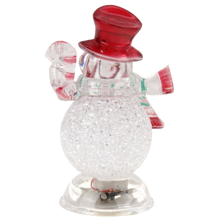 Christmas Decoration Small Snowman Colorful Flash LED Light