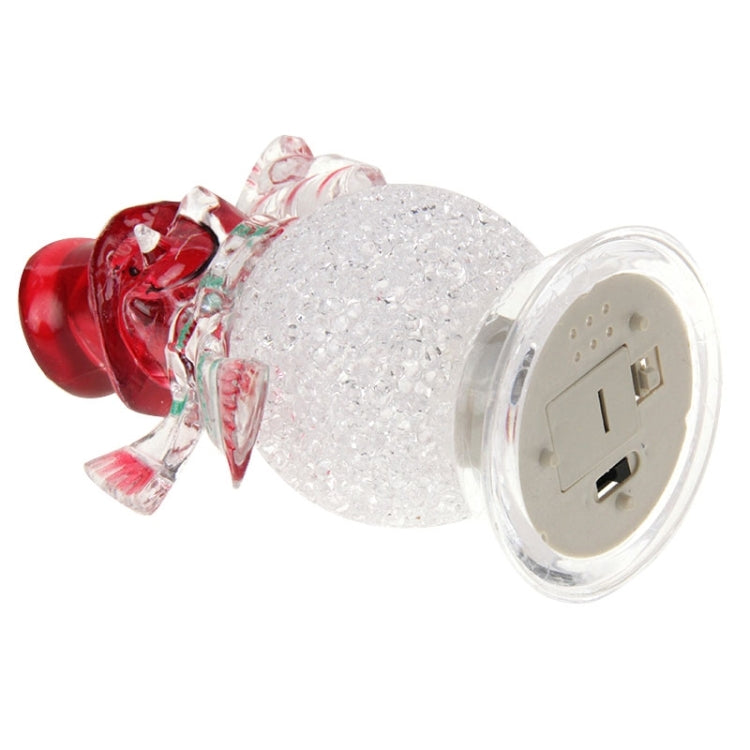 Christmas Decoration Small Snowman Colorful Flash LED Light