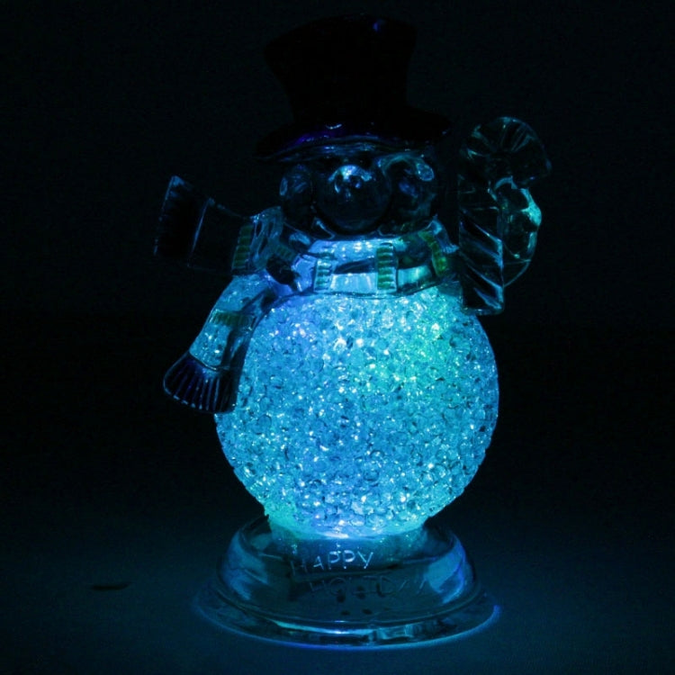 Christmas Decoration Small Snowman Colorful Flash LED Light