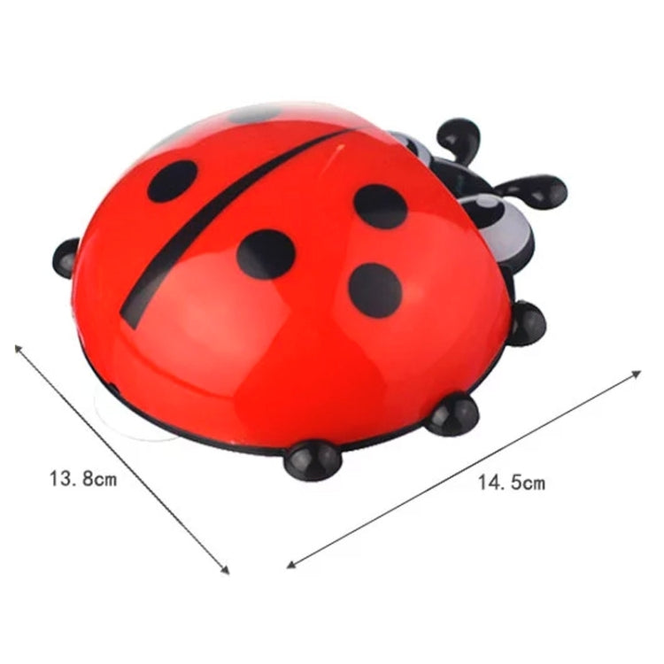 Cute Cartoon Ladybird Toothbrush Holder with Suction Cups, Random Color Delivery