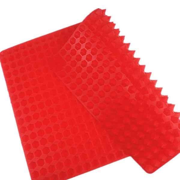 Red Pyramid Pan Nonstick Silicone Baking Mat Mould Cooking Mat Kitchen Tool
