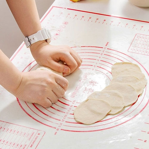 Large Soft Platinum Silicone Kneading Dough Mat Glass Fiber Reinforced Nonstick Rolling Mats Pasta Tools