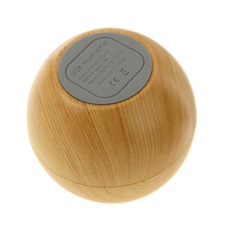 LM-X2 USB Rechargeable Wood Texture 3W Ultrasonic Aroma Air Humidifier
