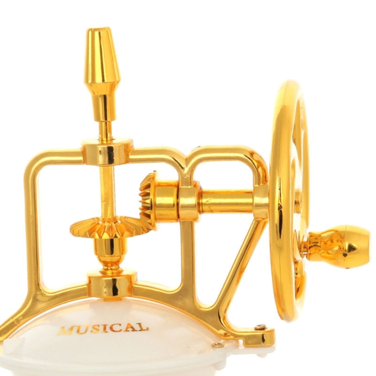 High Quality Vintage Design Retro Fashion Coffee Machine Fine Jewelry Music Box