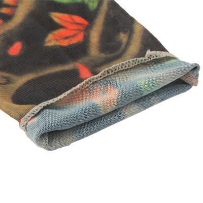 Fake Temporary Tattoo Sleeves Stretchy Body Artwork Arm Stockingss, Random Color Pattern Delivery