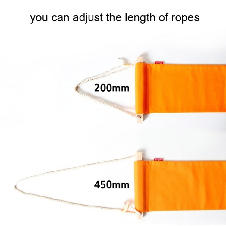 Outdoor Leisure / Office Relax Foot Hammock(Orange)