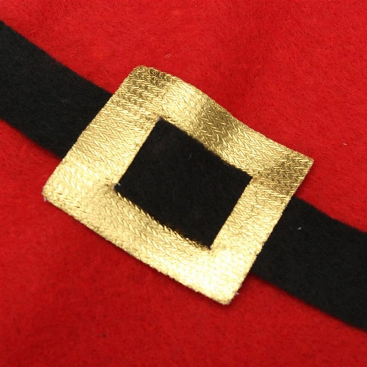 Belt Buckle Cloth Wedding Christmas Dinner Table Nonwoven Plush Champagne Wine Bottle Bags Sets