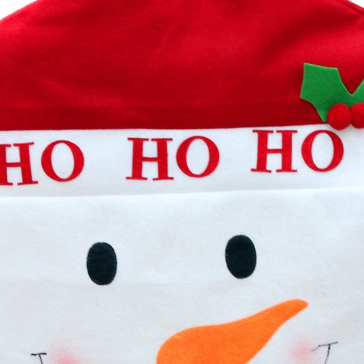 Christmas Decoration Chair Cover, Size: 60cm x 50cm
