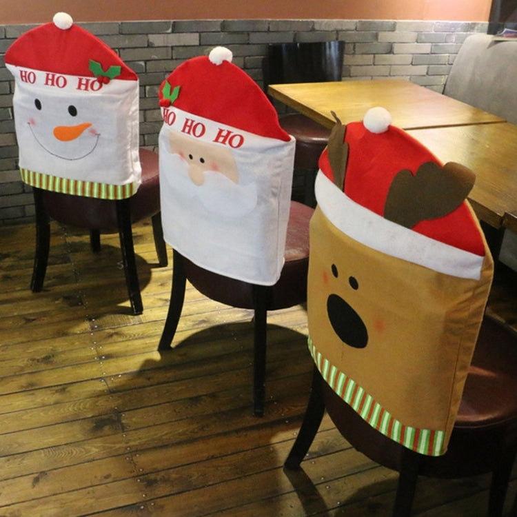 Christmas Decoration Chair Cover, Size: 60cm x 50cm